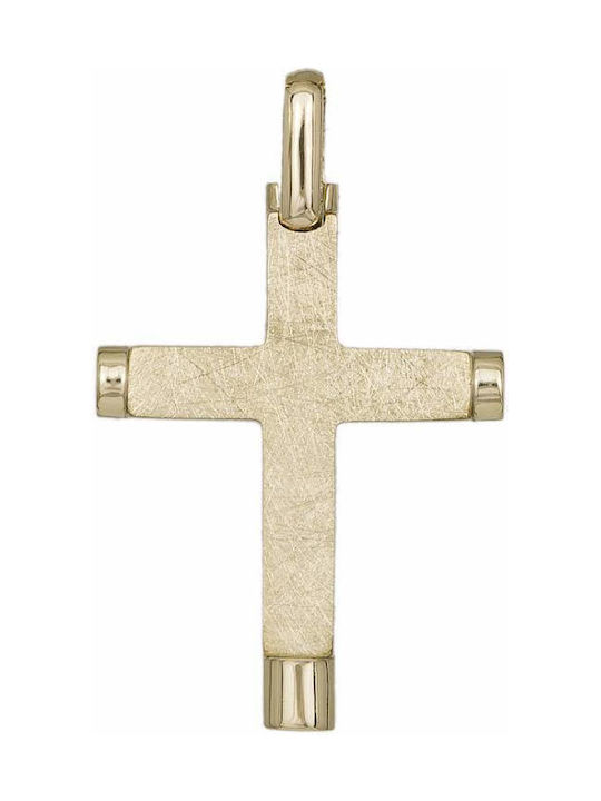 Herren Gold Kreuz 14K