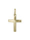 Herren Gold Kreuz 14K