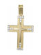 Damen Gold Kreuz 14K