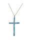 Gold Kreuz 14K mit Kette