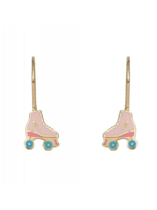 Kids Earrings Studs made of Gold 9K