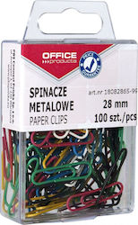 Office Products Συνδετήρες 28mm 100τμχ Office Products Συνδετήρες 28mm 100τμχ