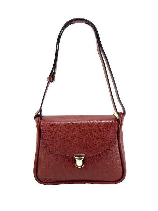 Mybag Leather Women's Bag Crossbody Red