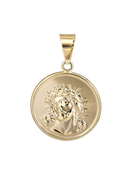 Pendant Kids Talisman Double Sided from Gold 9K 026211