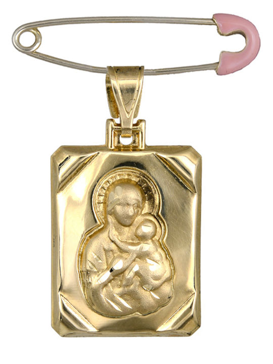 Kinder Sicherheitsnadel aus Gold 14K