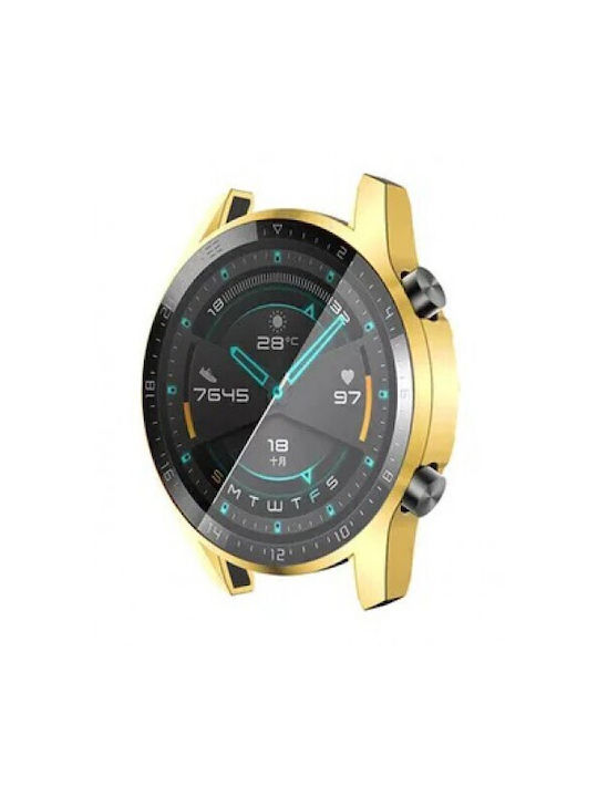 Electroplated Силиконов Калъф в Златист цвят за Huawei Watch GT4/GT5 41mm / GT5 Pro 42mm