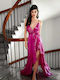 RichgirlBoudoir Mini Rochie cu Volane Fuchsia