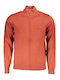 Men's Cardigan Orange