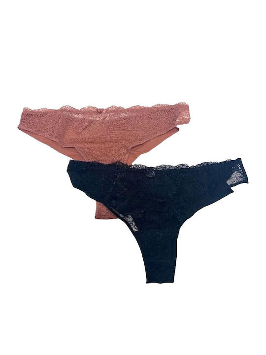 Promise Γυναικεία Brazil 2Pack χωρίς Ραφές με Δ...