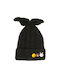 Kids Beanie Knitted Black