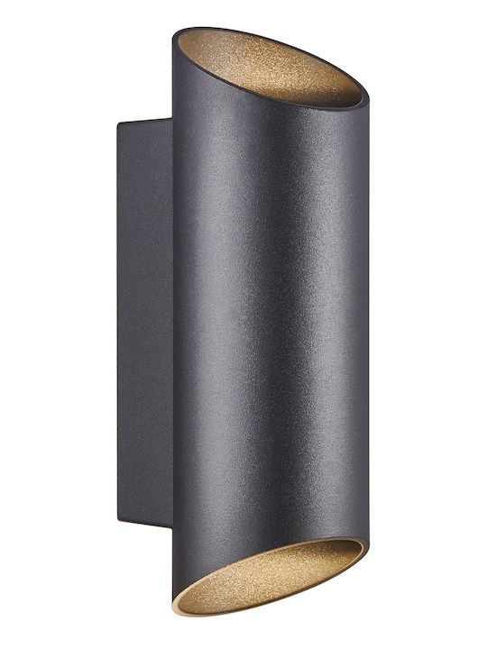 Nordlux Round 22 Lumină de exterior montată pe perete GU10 IP54 23.5x7.7x9.5εκ.