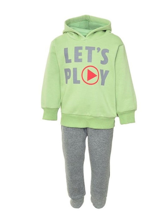 All Stars Kids Sweatpants Set Green 2pcs