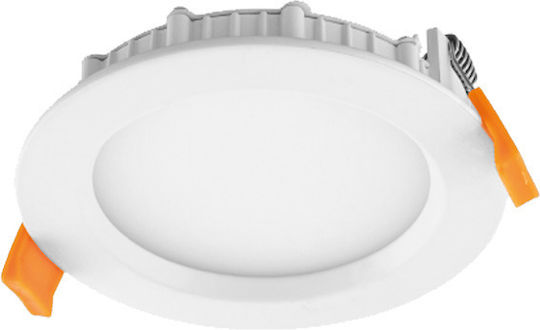 Power Led Round Recessed LED Panel 18W with Warm White Light 3000K 22.3cm