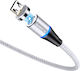 Floveme Magnetic USB 2.0 to micro USB Cable Γκρι 1m