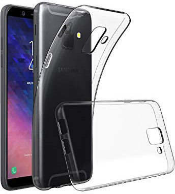 Umschlag Rückseite Silikon Transparent (Galaxy A6+ 2018)