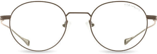 Dita Herren Metallisches Brillengestell aus Titan Schwarz DLX113-02-49
