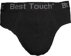 Best Touch Men's Briefs 3Pack Black