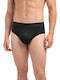 Herren Slips Schwarz 1Packung