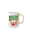 Dorosimo Ornament de masă de Crăciun Cană De porțelan L9.5xW8xD8cm.