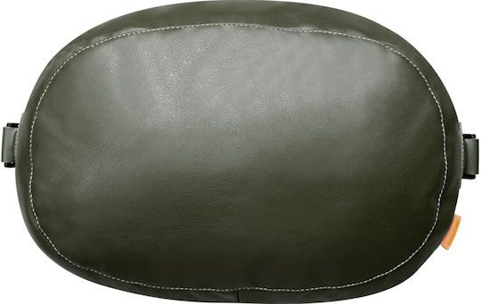 Baseus ComfortRide Headrest Dual Material Car Pillow in Green Color