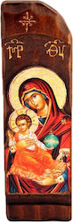 IconsGR Virgin Mary Holding the Infant Wooden