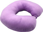 Travel Travel Pillow 27x26x10cm Purple