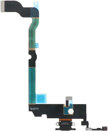 Kabel mit Anschluss zum Aufladen in Schwarz Farbe für iPhone XS Max