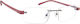 Oramont Reading Glasses +1.00 in Red color PLRE...