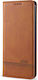 Azns Book Πλαστικό Καφέ (iPhone 12 Pro Max)