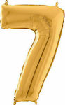 Balloon Jumbo Number 7 Gold 7 82cm