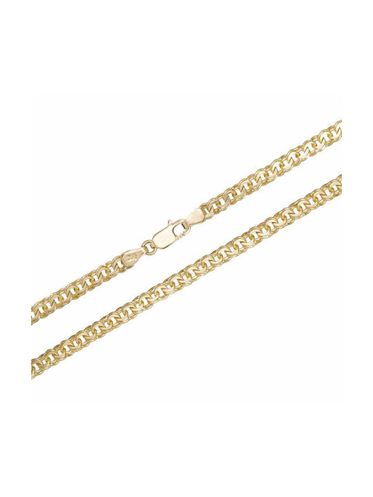 Goldene Kette Nacken 14K