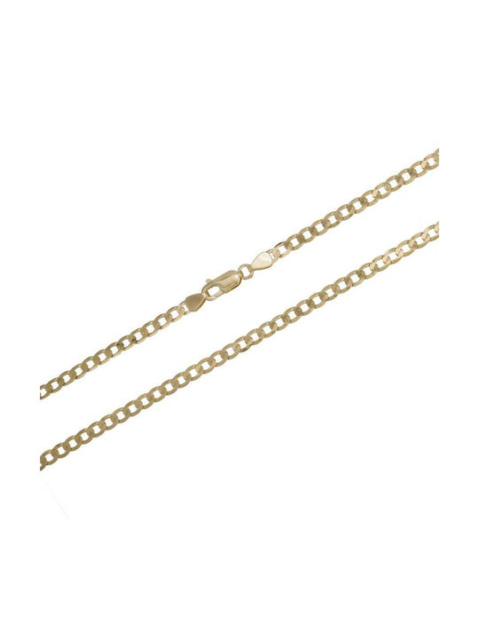 Goldene Kette Nacken 9K