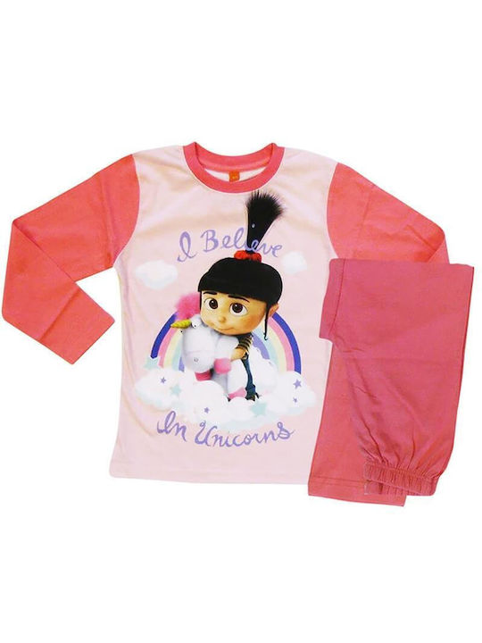 Disney Kids Pajamas Winter Pink