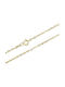 Goldene Kette Nacken 14K