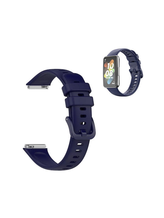 Huawei Λουράκι Σιλικόνης Navy Μπλε (Huawei Band 7)