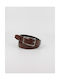 Tzevelion Men's Belt Tabac Brown