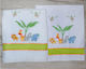 Christening Oilcloths Set White with Animals Theme