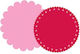 Creative Converting Heart Placemats for Party 4pcs