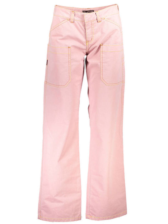 Phard Damen Stoff Hose Pink