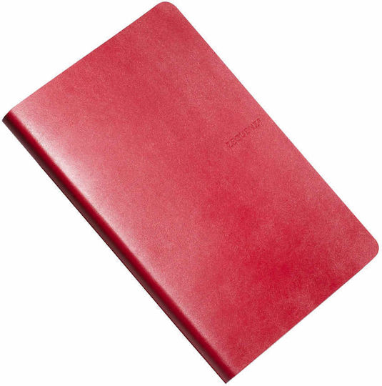 Zequenz Notizbuch 100 Blätter A5 Geregelt Rot