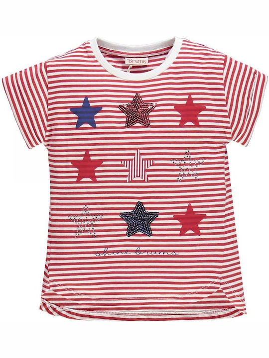Kids' Set with Leggings Summer 2pcs Red