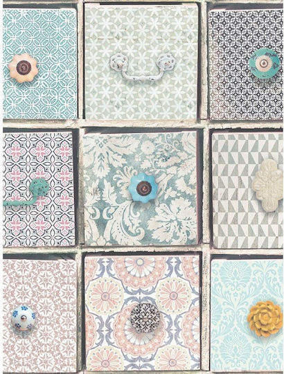 Wall Mural Drawers 1005x53cm