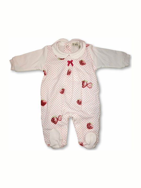 EMC Baby Bodysuit Set White