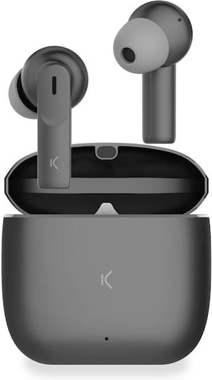 Ksix Meteor In-Ear Bluetooth-Freisprecheinrichtung Kopfhörer mit Ladeetui Schwarz
