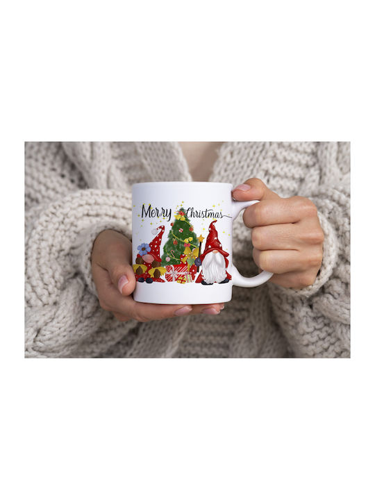 Christmas Mug Ceramic White 1pcs