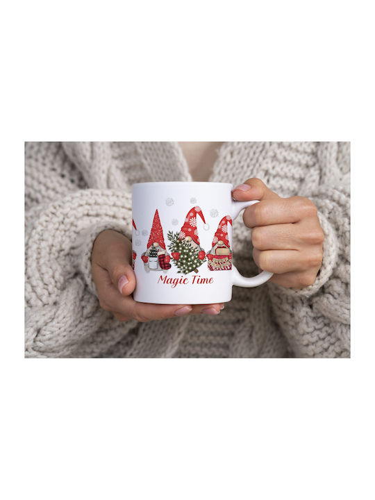 Christmas Mug Ceramic White 1pcs