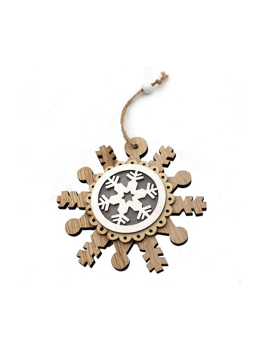 Hanging Hanging Snowflake Ornament 11.5x11.5cm