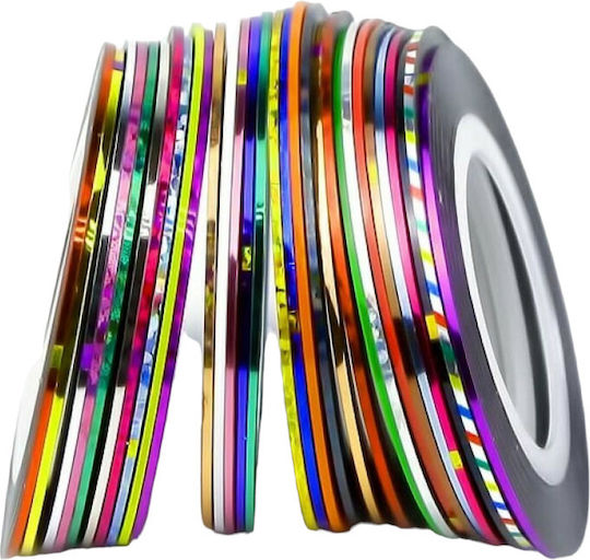 Set of 12 Stickers Nail Art Tape