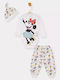 Cimpa Set Babystrampler Langärmliges White 3Stück