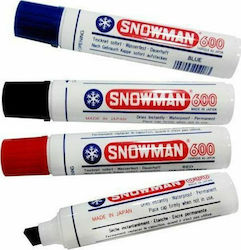 Snowman Permanent Marker 2mm Red